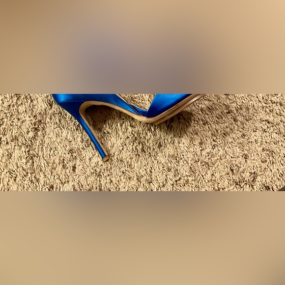 Badgley Mischka Blossom Blue Heels sz11 - Picture 5 of 9